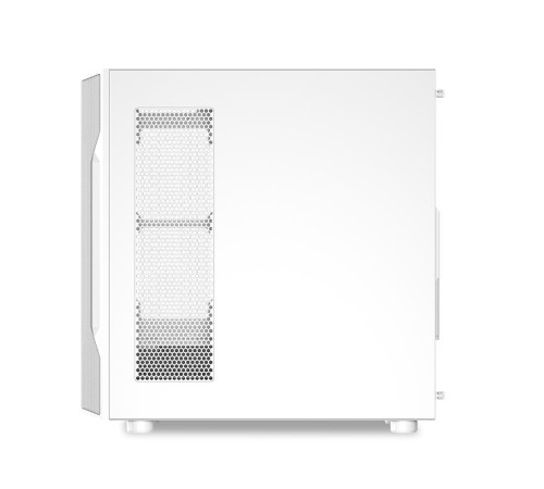 Корпус ПК без блока питания/ Case SAMA S40 White, Midi-Tower, TG, 4x120mm ARGB, 2xUSB 3.0 + 1xUSB 3.1 Type-C, ATX, mATX, mITX White