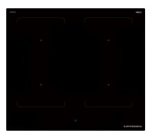 Варочная поверхность Kuppersberg/ Варочная поверхность Kuppersberg, индукция, High-Tech, 59 см, 9 уровней мощности, блокировка управления, автоматическое отключение, Inverter, таймер, Booster, Flexi-zone, Stop and Go, слайдерное управление, цвет черный