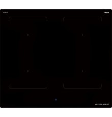 Варочная поверхность Kuppersberg/ Варочная поверхность Kuppersberg, индукция, High-Tech, 59 см, 9 уровней мощности, блокировка управления, автоматическое отключение, Inverter, таймер, Booster, Flexi-zone, Stop and Go, слайдерное управление, цвет черный