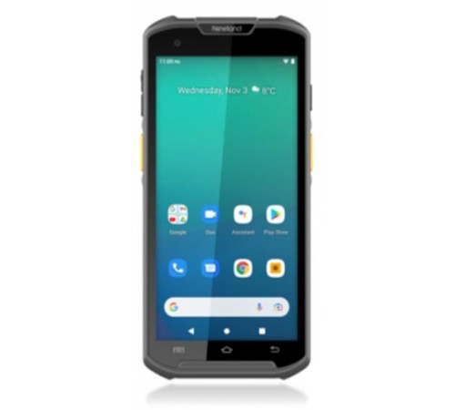 Терминал сбора данных Newland MT9300 WWAN, A13 GMS, 5.5" touch scr, STR 2D CMOS Mega Pixel im w/Laser Aimer (CM66), 4GB/64GB, BT, WiFi5, 4G, GPS, NFC, Cam. Protect case, USB-C cab, bat, scr protect,  handstr & multipl adap