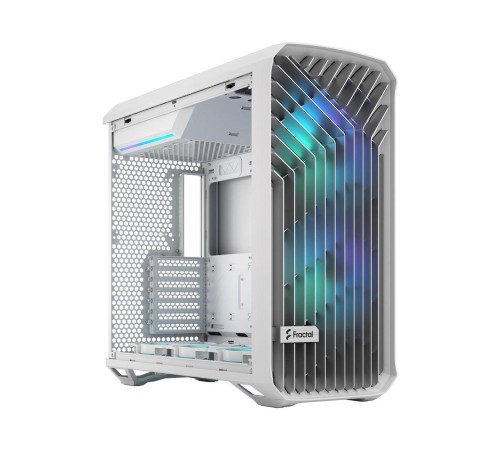 Корпус ПК без блока питания/ Case Fractal Design Torrent RGB TG Clear Tint, Full-Tower, 2x180mm + 3x140mm RGB, 2xUSB-A 3.2 + 1xUSB 3.2 Type-C E-ATX, SSI-CEB, SSI-EEB, ATX, mATX, mITX White