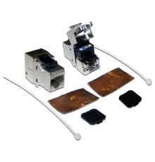 Модуль Keystone, RJ45, кат.6A, STP, 180 градусов