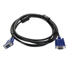 Кабель/ Кабель соединительный SVGA (15M/M) 3m 2 фильтра TV-COM <QCG120H-3M>