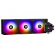 Система жидкостного охлаждения/ Water Cooling System Thermalright Aqua Elite 360 V3 (360mm, Black, ARGB/ Fans: 3x120mm, 66.17CFM, 25.6dBA, 1500RPM/ Pump height 53mm, 23dBA, 3300RPM, Rad thickness 27mm/ S: 1700, 1200, 20XX, 115X, AM5, AM4)