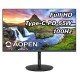 Монитор 27'' AOPEN 27SH2Ebmihux IPS, 1920x1080, 1 / 4ms, 250cd, 100Hz, 1xHDMI(1.4) + 1xType-C(65W) + Audio out, Speakers 1Wx2, FreeSync, H.Adj. 80   (by ACER)
