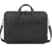Defender Сумка для ноутбука Solid 15.6" PU кожа, черный, карман