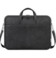 Defender Сумка для ноутбука Solid 15.6" PU кожа, черный, карман