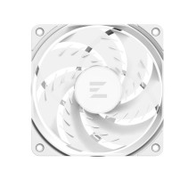 Вентилятор для корпуса ZALMAN ZM-AF120R ARGB WHITE, REVERSE, 120x120x25mm, 4-PIN PWM, 800-1500 RPM, 24,3 DBA MAX, HYDRO BEARING