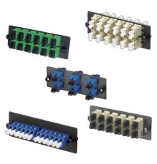 Панель FAP с 6 Duplex LC OS1/OS2  9/125 циркон. син./ FAP w/6 LC Dupl AdapterS (BU) Zirconia