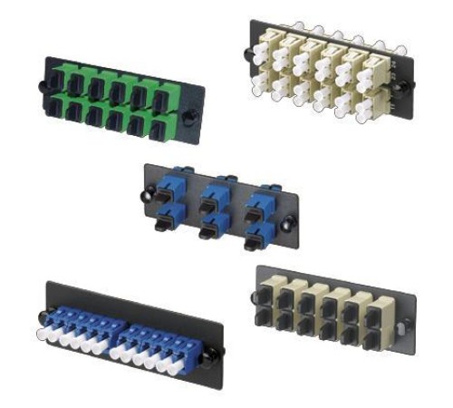 Панель FAP с 6 Duplex LC OS1/OS2  9/125 циркон. син./ FAP w/6 LC Dupl AdapterS (BU) Zirconia