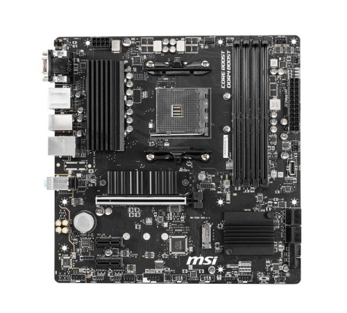 Материнская плата/ MB MSI AMD B550 sAM4, 4xDDR4(128GB), D-SUB/HDMI 2.1/DP, 1xPCIe 4.0x16, 2xPCIe 3.0, 1xLAN, 4xSATA 6Gb/s, 2xM.2, 4xUSB 3.2, 2xUSB 2.0, 1xPS/2, mATX Материнская плата/ MB MSI AMD B550 sAM4, 4xDDR4(128GB), D-SUB/HDMI 2.1/DP, 1xPCIe 4.0x16, 2xPCIe 3.0, 1xLAN, 4xSATA 6Gb/s, 2xM.2, 4xUSB 3.2, 2xUSB 2.0, 1xPS/2, mATX