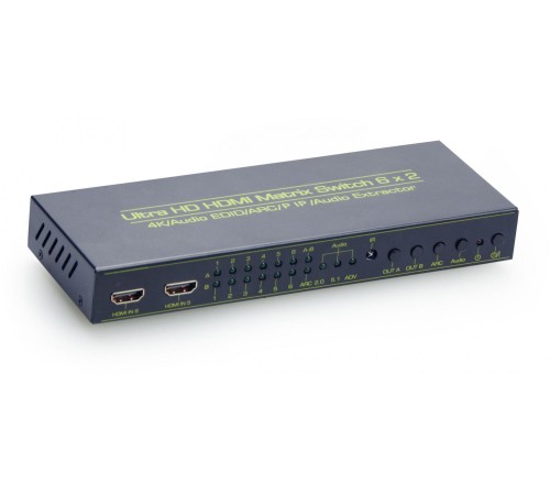 Greenconnect Переключатель HDMI 1.4, Matrix +ARC+PIP, 6 к 2 серия Greenline GL-v602 Greenconnect Переключатель HDMI 1.4, Matrix +ARC+PIP, 6 к 2 серия Greenline GL-v602