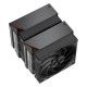 Кулер для процессора/ CPU Cooler PCCooler RZ620 (260W, 4-pin PWM, 157.5mm, Al/Cu, 6x6mm, 2x120mm, 86.73CFM, 32dBA, 2000RPM, S: 1851/1700/1200/115X, AM5/AM4, silver, black)