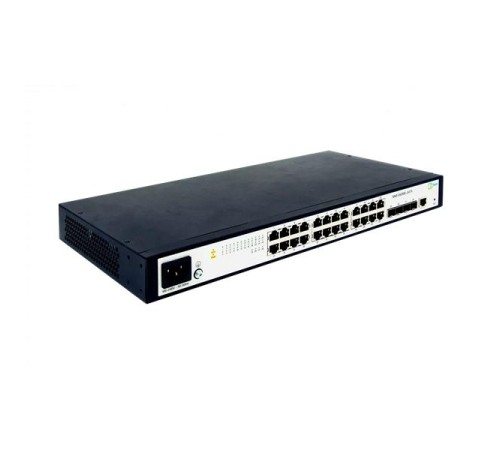 Коммутатор SNR Управляемый коммутатор уровня 2+, 24 порта 10/100/1000Base-T, 4 порта 1/10G SFP+