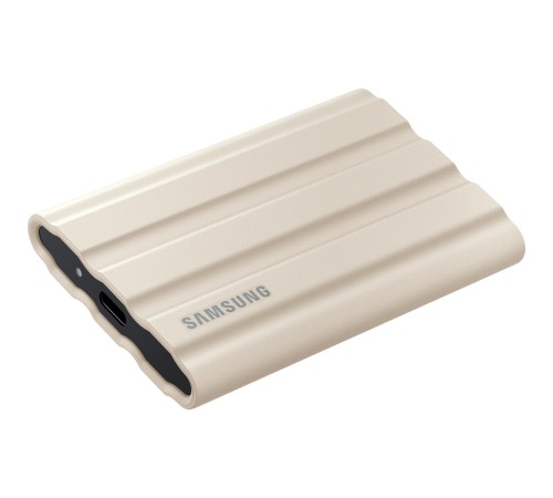 Внешние HDD и SSD/ Samsung External SSD T7 Shield, 2TB, Type C-to-C/A, USB 3.2 Gen2, R/W 1050/1000MB/s, IP65, 88x59x13mm, 98g, Beige (12 мес.) Внешние HDD и SSD/ Samsung External SSD T7 Shield, 2TB, Type C-to-C/A, USB 3.2 Gen2, R/W 1050/1000MB/s, IP65, 88x59x13mm, 98g, Beige (12 мес.)