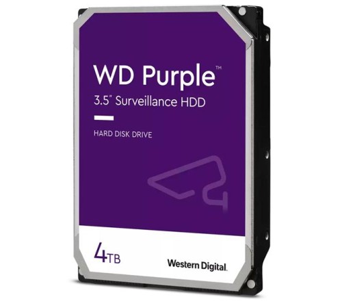 Жесткий диск Western Digital Purple HDD 3.5" SATA 4Tb, IntelliPower, 256MB buffer (DV&NVR), WD43PURZ, 1 year