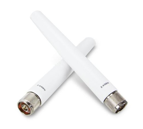 антенна/ PLANET ANT-OM5D-KIT 2.4GHz 4.5dBi / 5GHz 7dBi Dual Band Omni Directional Antenna Kit 2 pcs / Outdoor / ABS / N-Type male 11a/b/g/n/ac ( ANT24-0800 ANT2105-ZZ0201F)