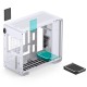 Корпус без блока питания/ Case JONSBO U4 Mini, Mini-Tower, TG, no fan, 1xUSB-A 3.0 + 1xUSB-C 3.2, mATX, mITX White