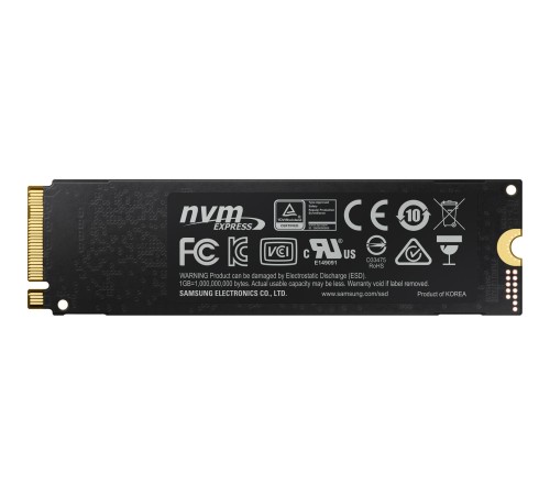 Твердотельные накопители/ Samsung SSD 970 EVO Plus, 250GB, M.2(22x80mm), NVMe 1.3, PCIe 3.0 x4, 3-bit MLC, R/W 3500/2300MB/s, IOPs 250 000/550 000, DRAM buffer 512MB, TBW 150, DWPD 0.33 (12 мес.)