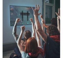 ONKRON кронштейн для телевизора 32"-65" фиксированный, чёрный FM2 (Мятая упаковка)