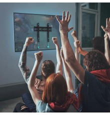 ONKRON кронштейн для телевизора 32"-65" фиксированный, чёрный FM2 (Мятая упаковка)