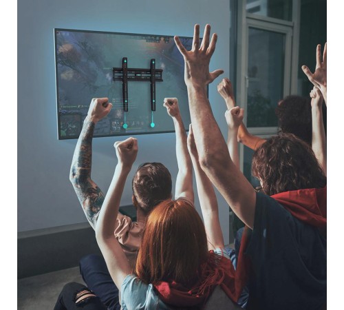 ONKRON кронштейн для телевизора 32"-65" фиксированный, чёрный FM2 (Мятая упаковка) ONKRON кронштейн для телевизора 32"-65" фиксированный, чёрный FM2 (Мятая упаковка)
