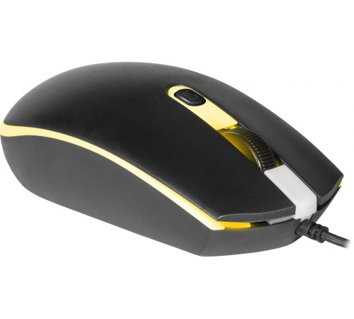 Defender Проводная оптическая мышь Dot MB-986 7цветов,4D,1000/1600dpi