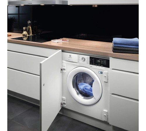 Встраиваемая стиральная машина ELECTROLUX/ Встраиваемая стиральная машина. Загрузка 7кг, 1400 об/мин, A-30%/A/B, дисплей, обработка паром с ароматизатором, экоинвертор, защита от протечек Встраиваемая стиральная машина ELECTROLUX/ Встраиваемая стиральная машина. Загрузка 7кг, 1400 об/мин, A-30%/A/B, дисплей, обработка паром с ароматизатором, экоинвертор, защита от протечек