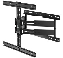Кронштейн ONKRON/ 32-75" макс 400*600  наклон -10°/+10°, поворот ±30° Макс нагрузка 40кг, от стены 20-245мм, черный