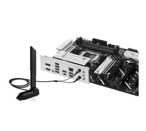 Материнская плата ASUS PRIME B850-PLUS WIFI, AM5, B850, 4*DDR5, 4*SATA, 3*M.2, 5*USB 3.2, 2*USB 2.0, Type-C, 5*PCIx16, DP+HDMI, ATX; 90MB1L80-M0EAY0