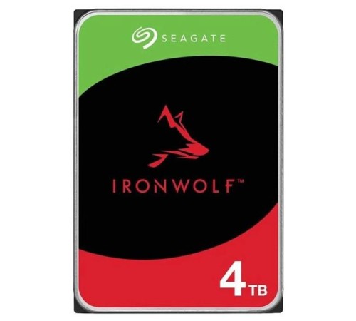 Жесткий диск Seagate IronWolf NAS HDD SATA 4Tb, 5400 rpm, 256Mb buffer, 512e/4Kn, ST4000VN006, 1 year, (аналог ST4000VN008)