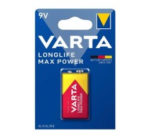Батарейка Крона/ Батарейка Varta LONGLIFE MAX POWER (MAX TECH) Крона 6LR61 BL1 Alkaline 9V (4722) (1/10/50) (1 шт.)