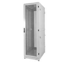шкаф ЦМО Шкаф серверный напольный 48U (600х1200) дверь перфорированная, задние двойные перфорированные