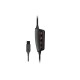 Гарнитура игровая проводная Dareu EH925 Black (черный), подсветка RGB, фиксированный микрофон с шумоподавлением, подключение USB, длина кабеля 2,2м (Мятая упаковка)