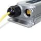индустриальный PoE экстендер/ PLANET IPOE-E302 IP67-rated Industrial 1-Port 802.3bt PoE++ to 2-Port 802.3at PoE+ Extender (-40~75 degrees C, IK10 impact protection), 3 x waterproof cable glands included