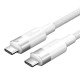 Кабель Vention USB 3.2 Gen2 CM/CM - 1м. Белый 5А PD100W, шт.
