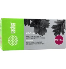 -/ Картридж лазерный Cactus CS-D105L MLT-D105L черный (2500стр.) для Samsung ML-1910/1915/2525/2580/SCX