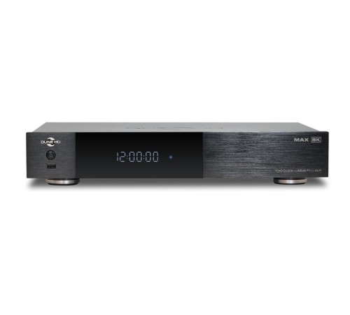 Медиаплеер/ Hi-FI Mediaplayer Dune HD Max 8K: 8K/60 Hz/Dolby Vision/HDR10+/HDR, CPU Amlogic S9284-K/J, RAM 8 Gb, Flash 64 Gb, 3xUSB3.0, 1xUSB2.0, HDD SATA 3.5", LAN 1000Mb/s, WiFi 802.11ax, BT 5.2, HDMI 2.1a, S/PDIF, Audio Out RCA, HiFi Coaxial SPDI Медиаплеер/ Hi-FI Mediaplayer Dune HD Max 8K: 8K/60 Hz/Dolby Vision/HDR10+/HDR, CPU Amlogic S9284-K/J, RAM 8 Gb, Flash 64 Gb, 3xUSB3.0, 1xUSB2.0, HDD SATA 3.5", LAN 1000Mb/s, WiFi 802.11ax, BT 5.2, HDMI 2.1a, S/PDIF, Audio Out RCA, HiFi Coaxial SPDI