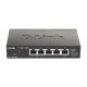 Коммутатор/ EasySmart L2 Switch 4х1000Base-T (2x1000Base-T PoE), 1x1000Base-T PD PoE, PoE Budget 18W, PD PoE power only