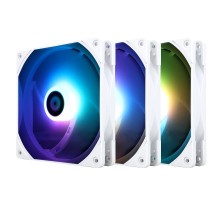 Кулер для корпуса/ Case Cooler Thermalright TL-C14W-Sx3 (140x140x26mm, 4-pin PWM, ARGB, 74.3CFM, 26.6dBA, 1500RPM, White)