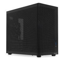 Корпус без блока питания/ Case HSPD M210, Mesh Mid Tower, Black, 0.7 SPCC, 1x90mm mATX, mITX 140/280/150mm 1x2.5", 1x3.5", 4xPCI 1xUSB-A 3.0 302x168x350mm