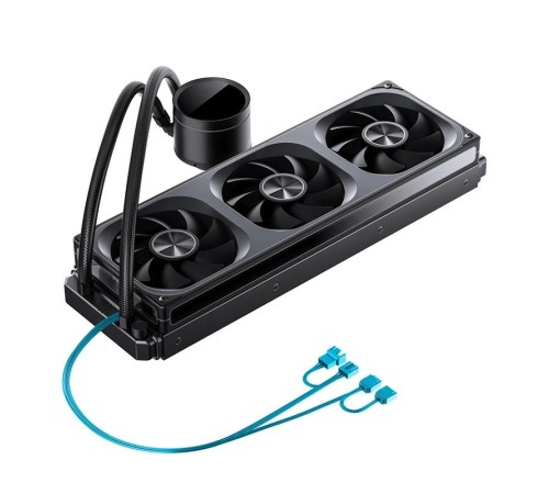 Система жидкостного охлаждения/ Water Cooling System JONSBO TH-360 Black (300W, 360mm, LED temp., Black, ARGB/ Fans: 3x120mm, 62.4CFM, 37.3dBA, 2400RPM/ Pump height 72mm, 30dBA, 2400RPM, Rad thickness 27mm/ S: 1851, 1700, 1200, 115X, AM5, AM4) Система жидкостного охлаждения/ Water Cooling System JONSBO TH-360 Black (300W, 360mm, LED temp., Black, ARGB/ Fans: 3x120mm, 62.4CFM, 37.3dBA, 2400RPM/ Pump height 72mm, 30dBA, 2400RPM, Rad thickness 27mm/ S: 1851, 1700, 1200, 115X, AM5, AM4)