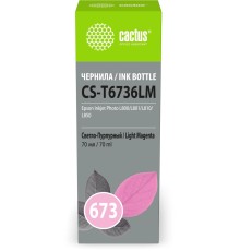 -/ Чернила Cactus CS-T6736LM 673 светло-пурпурный 70мл для Epson Inkjet Photo L800/L801/L810/L850