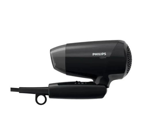 Фен Philips/ Фен Philips, дорожный, мощность 1200 Вт, 2 скорости, 3 режима работы, 1 насадка, цвет черный Фен Philips/ Фен Philips, дорожный, мощность 1200 Вт, 2 скорости, 3 режима работы, 1 насадка, цвет черный