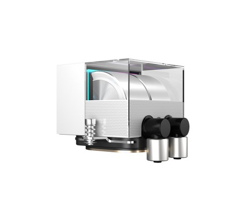 Система охлаждения/ Water Cooling System PCCooler DS360 WH (310W, 360mm, LED temp., White, ARGB Pump/ Fans: 3x120mm, 86.73CFM, 28dBA, 2200RPM/ Pump height 67mm, 28dBA, 3200RPM, Rad thickness 27mm/ S: 1851, 1700, 1200, 20XX, 115X, AM5, AM4) Система охлаждения/ Water Cooling System PCCooler DS360 WH (310W, 360mm, LED temp., White, ARGB Pump/ Fans: 3x120mm, 86.73CFM, 28dBA, 2200RPM/ Pump height 67mm, 28dBA, 3200RPM, Rad thickness 27mm/ S: 1851, 1700, 1200, 20XX, 115X, AM5, AM4)