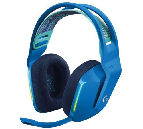 Гарнитура/ Logitech Headset G733 LIGHTSPEED Wireless RGB Gaming BLUE Retail