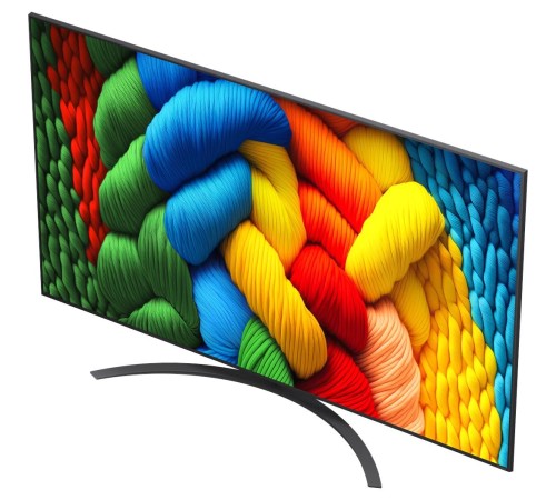 Телевизор ЖК 86'' LG/ 86", Ultra HD, Nano Color, Smart TV, WebOS, Wi-Fi, DVB-T2/C/S2, MR, 60Hz Native, 2.0ch (20W), 2 HDMI, 2 USB, 1 Pole, Charcoal Black, 2025