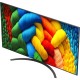 Телевизор ЖК 86'' LG/ 86", Ultra HD, Nano Color, Smart TV, WebOS, Wi-Fi, DVB-T2/C/S2, MR, 60Hz Native, 2.0ch (20W), 2 HDMI, 2 USB, 1 Pole, Charcoal Black, 2025