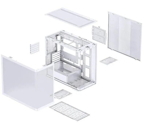Корпус без блока питания/ Case JONSBO D300, Mini-Tower, TG, no fan, 2xUSB-A 3.2 + 1xUSB-C 3.2, mATX, mITX White Корпус без блока питания/ Case JONSBO D300, Mini-Tower, TG, no fan, 2xUSB-A 3.2 + 1xUSB-C 3.2, mATX, mITX White