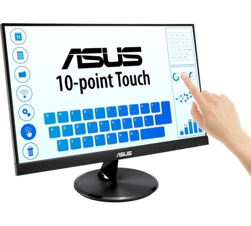 Монитор ASUS 21,5" VT229H IPS Touch 1920x1080 75Hz 5ms 250cd D-SUB HDMI USB MM Black